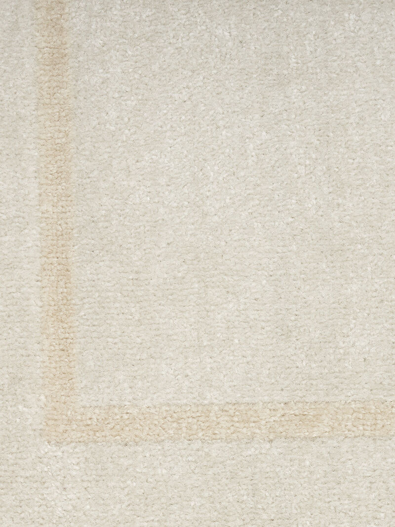 Nourison Essentials NRE02 Ivory/Gold 2' x 6' Rug image number 7