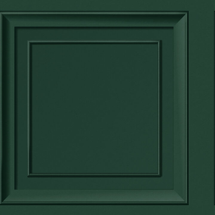 Distinctive Evergreen Square Panel Wallpaper (Set of 2)