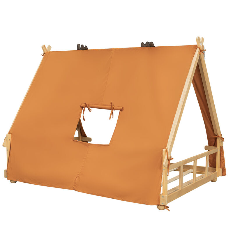 Pikfen Kids Tent House Bed Frame image number 6