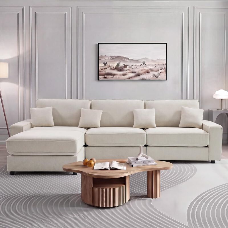 114.2" Modular L-Shaped Sectional Sofa image number 9