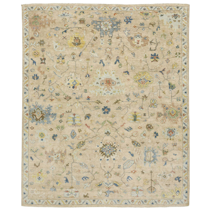 HomeRoots Wool Oriental Hand Knotted Runner Rug With Fringe