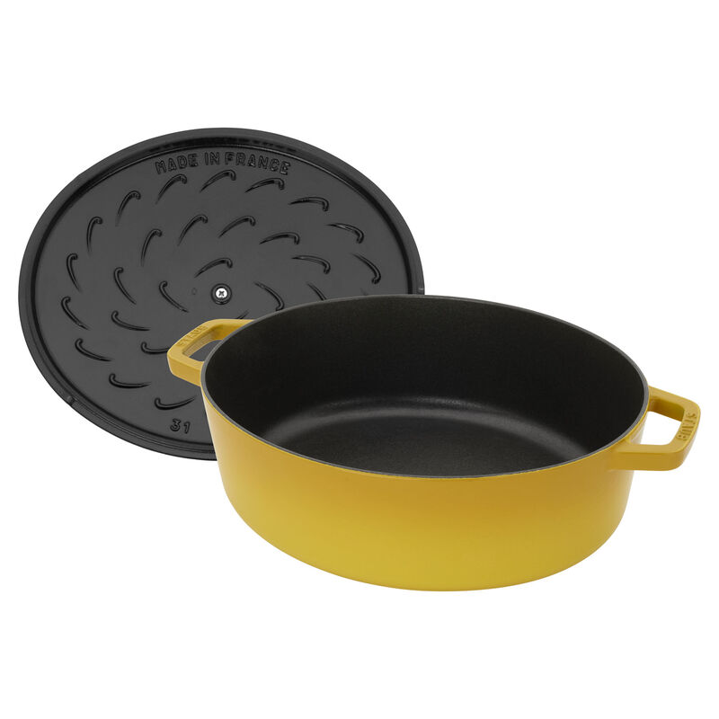 Staub Cast Iron 6.25-qt Shallow Oval Dutch Oven