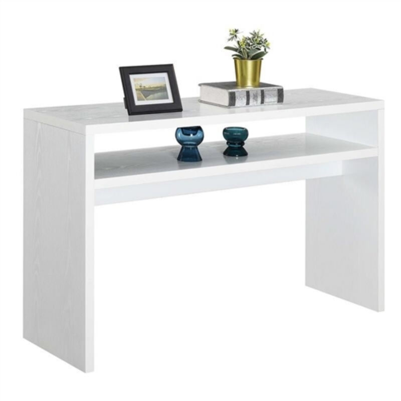 Modern FarmHome Sofa Table Console Table with Bottom Shelf