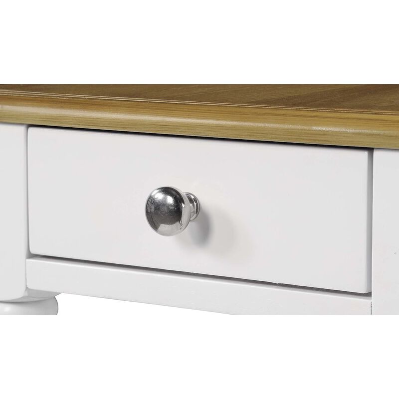 Convience Concept, Inc. French Country No Tools Chairside End Table with Shelf