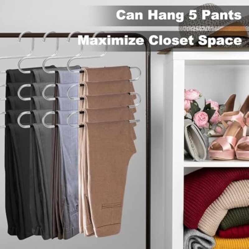 6 Pack Storage Bins with Clear Window Foldable Closet Shelf Organizer Black image number 3