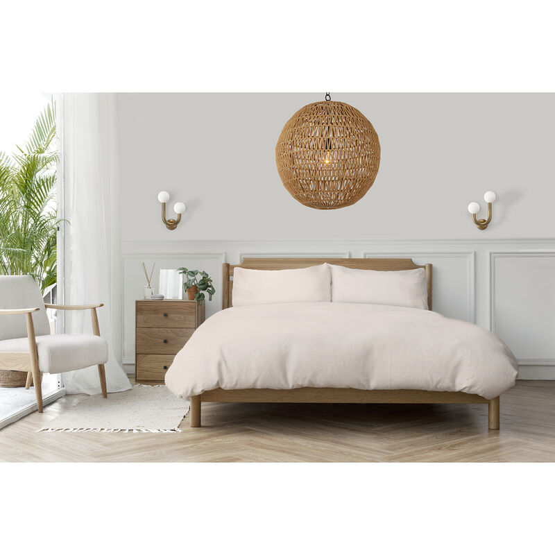 Happy Sconce Left Side in Natural Brass