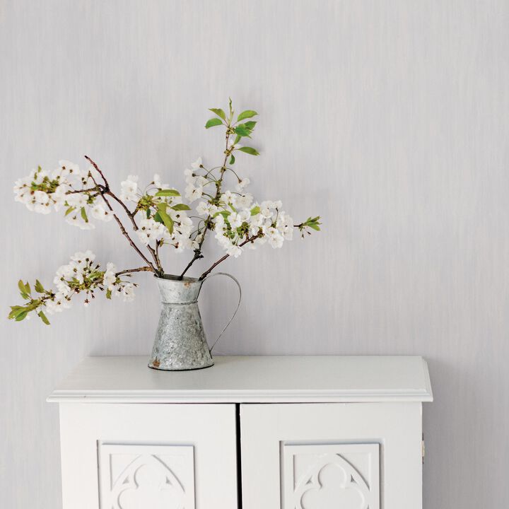 Secret Garden Wispy Texture Silver Grey Wallpaper G78536