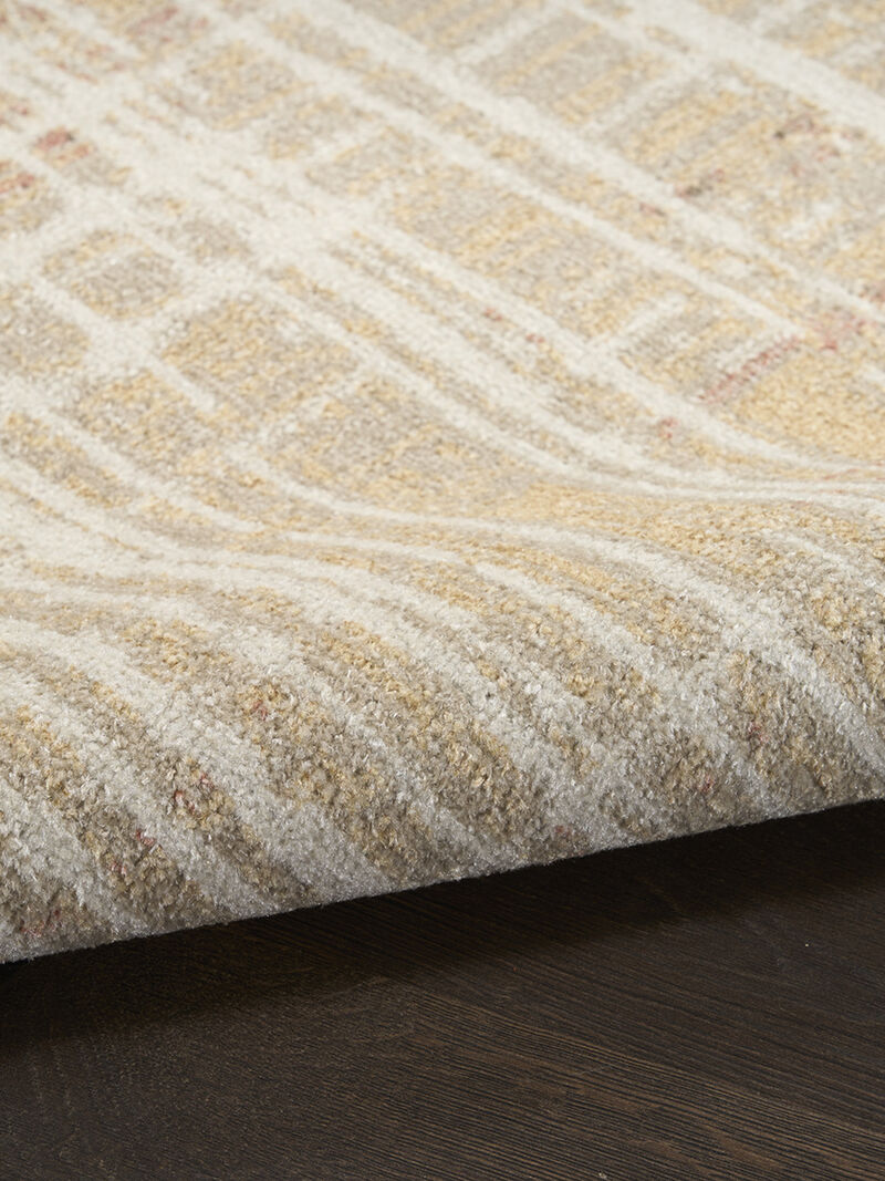 Washable Decor WSD07 Beige/Peach 2' x 6' Rug