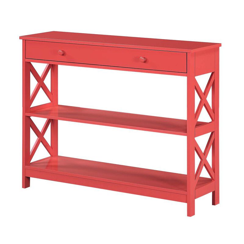 Convience Concept, Inc. Oxford 1 Drawer Console Table with Shelves