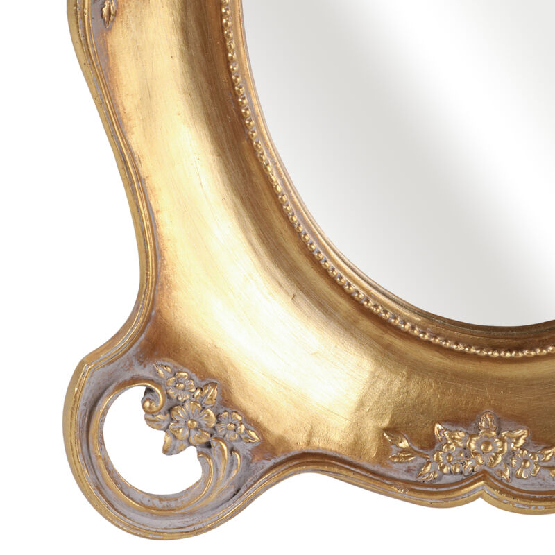 Baroque Table Top Mirror, Gold image number 4