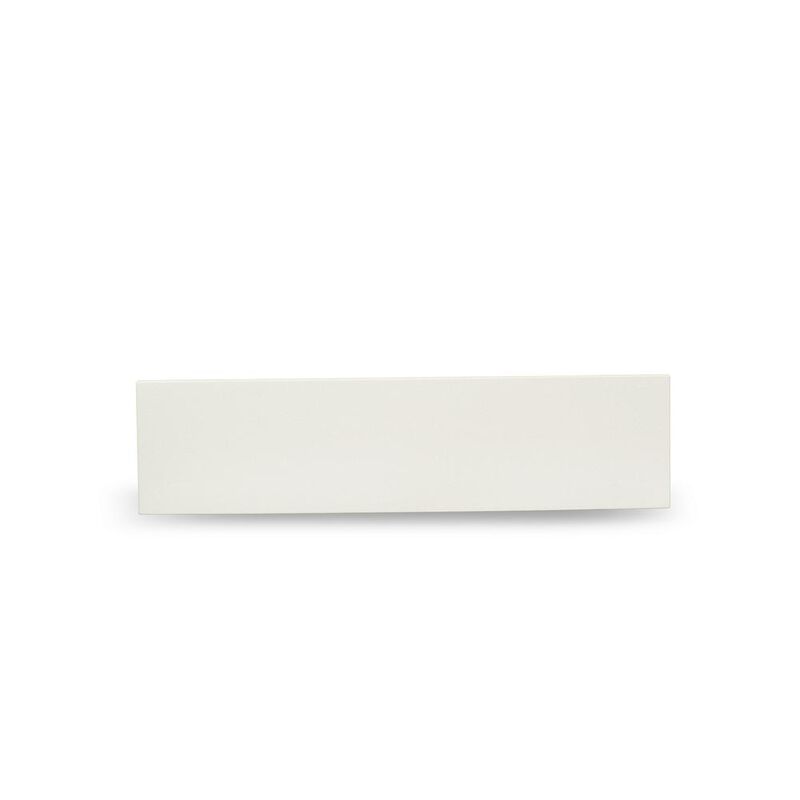 East West Furniture V-Style Modern Dining Table Bench with Solid Wood Seat, 60x15x18 Inch, VB626