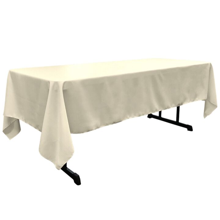 Rectangular Tablecloth 60 by 102 Inch Polyester Poplin Fabric