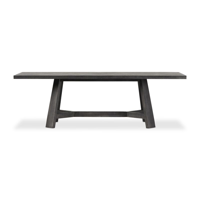 Munich 96" Ebony Oak Dining Table