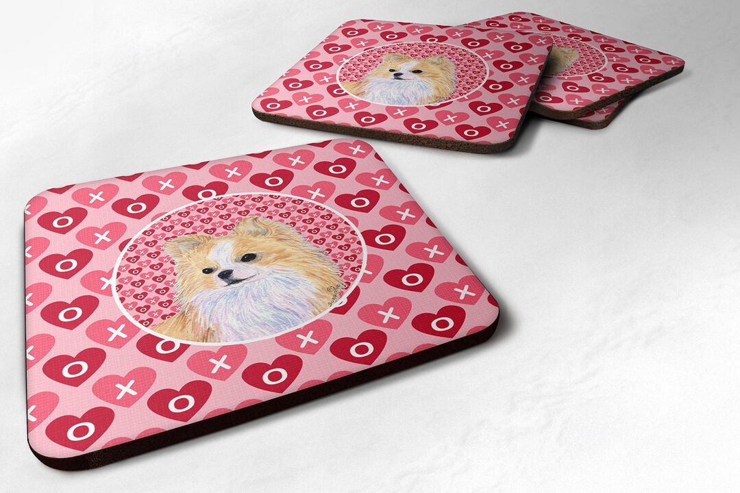 Caroline's Treasures SS4473FC Chihuahua Foam Coasters (Set of 4), 3.5 H x 3.5 W, Multicolor