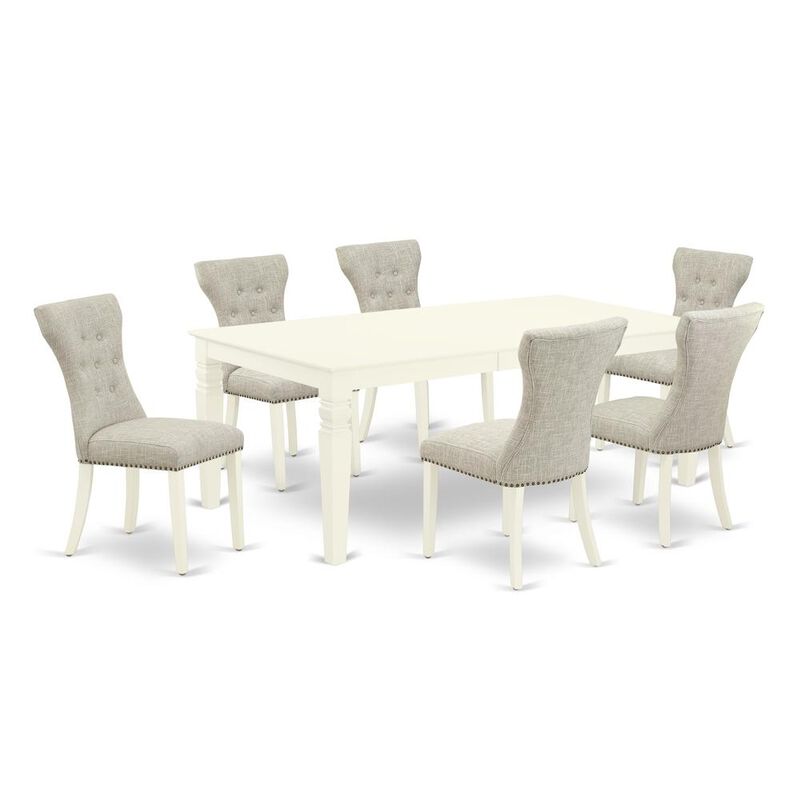 Dining Room Set Linen White