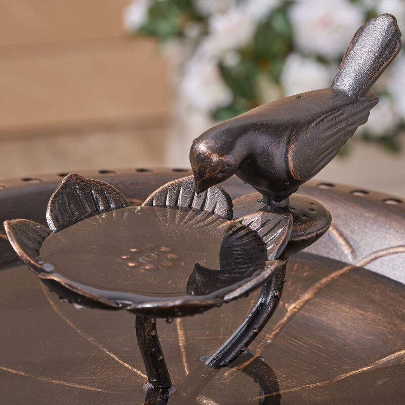 Streamdale Vintage Copper Bird Bath For Garden Delight