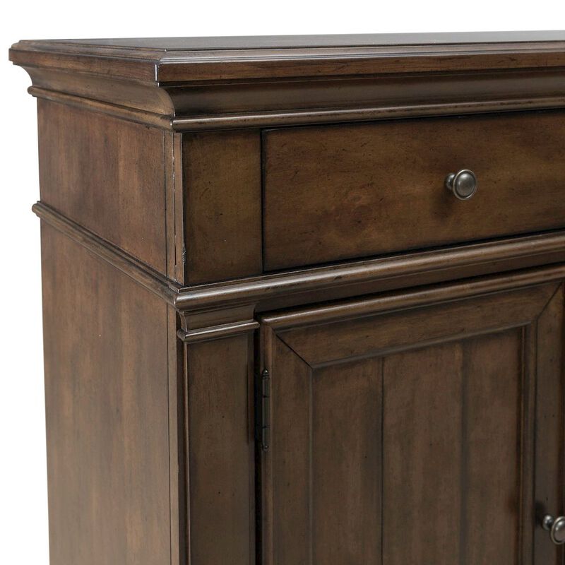 Liberty Furniture Arden Road 2 Door 10 Drawer Chest for Bedroom - Satin Cherry image number 7