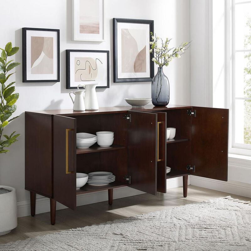 Crosley Furniture Everett Sideboard Mahogany