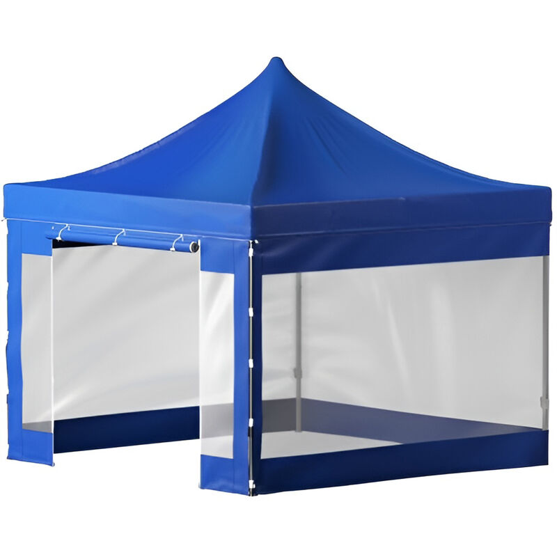 Instant Pop Up Patio Canopy with Sidewalls and Wheels, Waterproof Party Shelter
