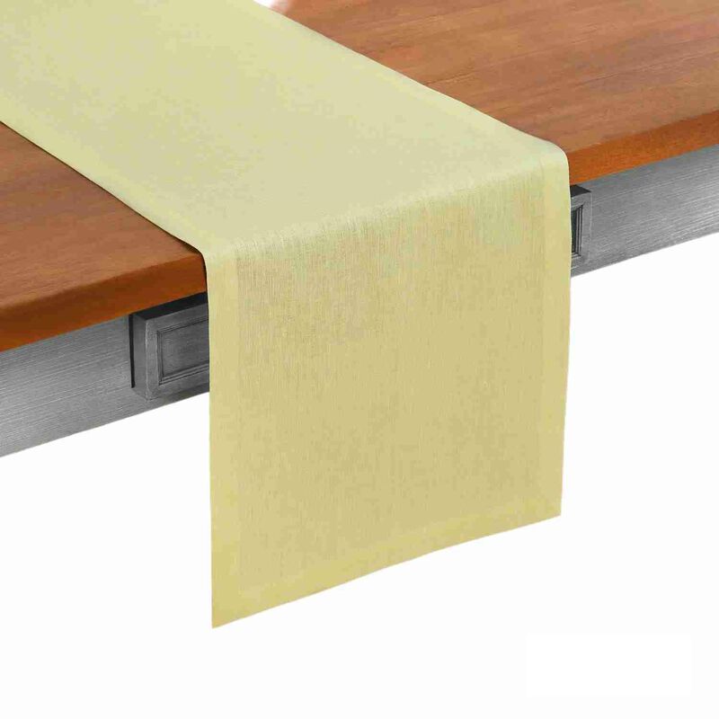 Solino Home Athena 100% Linen Table Runner &ndash; Handcrafted, Machine Washable, Perfect for Holiday and Everyday Dining