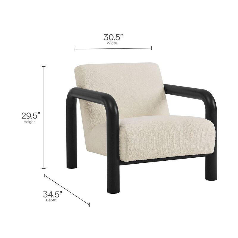 Sereno Boucle Accent Chair image number 2