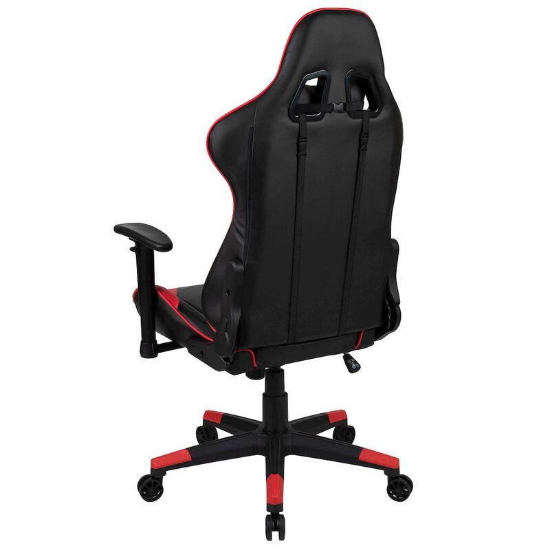 Flash Furniture X20 Gaming Chair Racing Office Computer Swivel Chair with Fully Back in Red image number 4