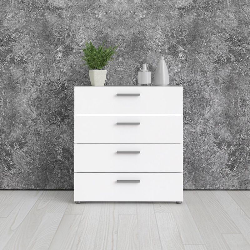 Tvilum Austin 4 Drawer Chest - White