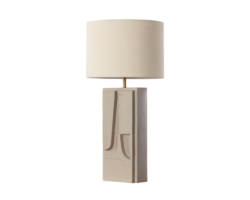 Dirsan Taupe Table Lamp