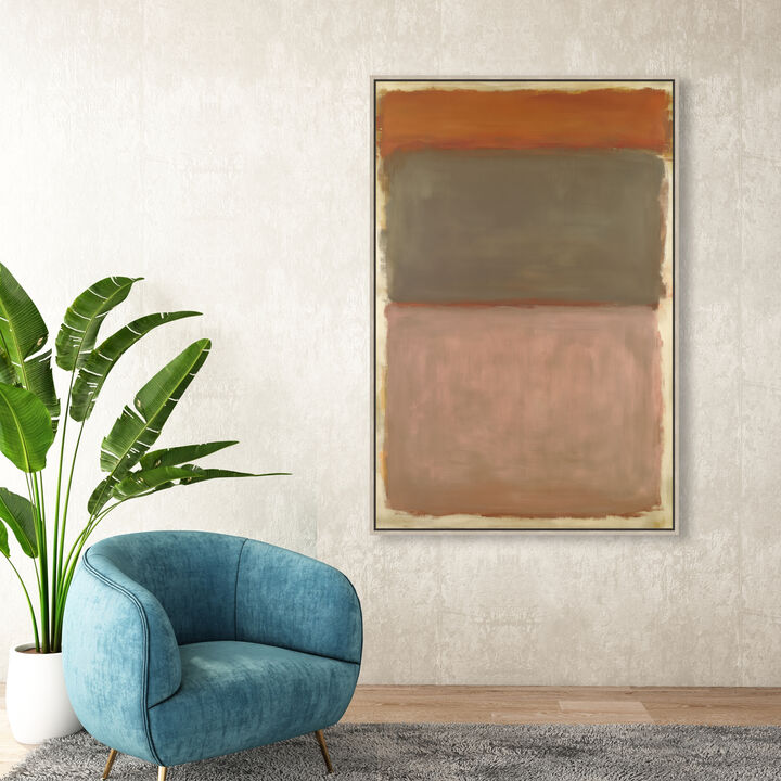 Warm Undertones I Abstract Canvas Print by Oliver Gal