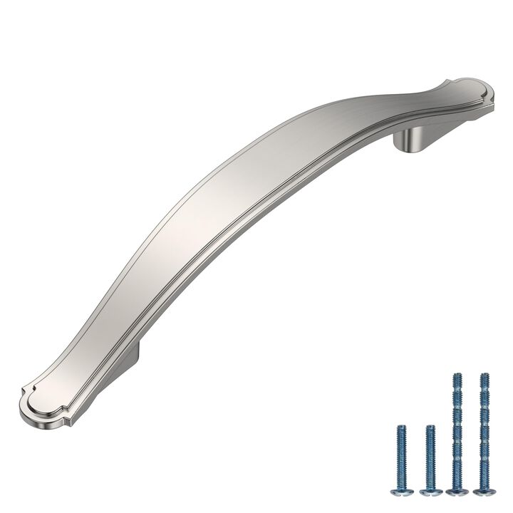 AOOTOCH 10 Pack Brushed Satin Nickel Kitchen Cabinet Handles Cabinet Pulls 3.75 inch Hole Center Cabinet Hardware Drawer Handles