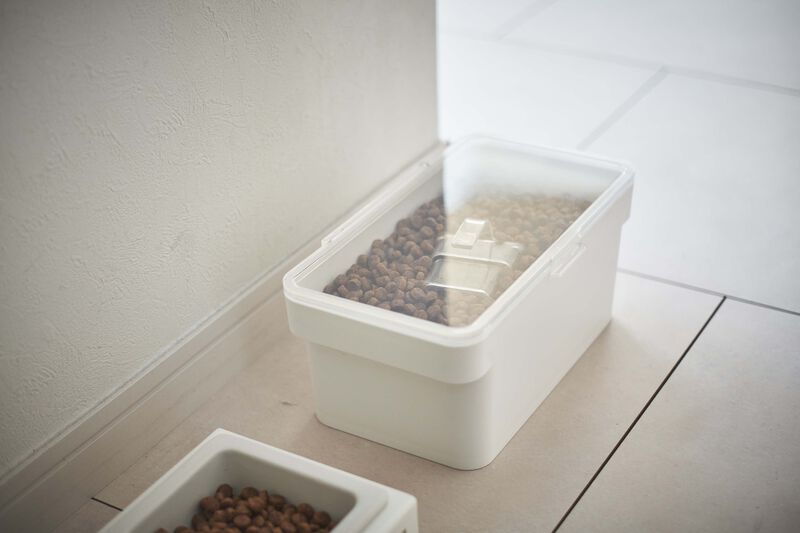 Airtight Small Pet Food Container - White image number 8