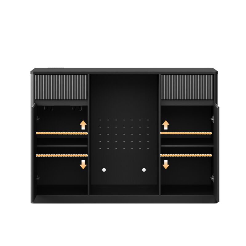 Mubgag Wood Wine Storage Cabinet image number 8