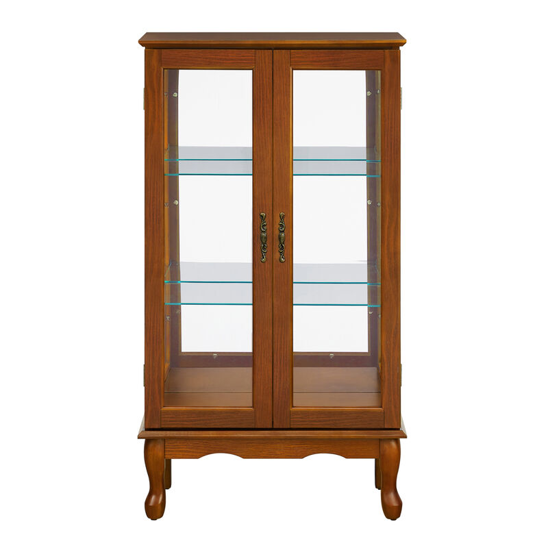 Streamdale Lighted Curio Cabinet with Adjustable Shelves image number 7