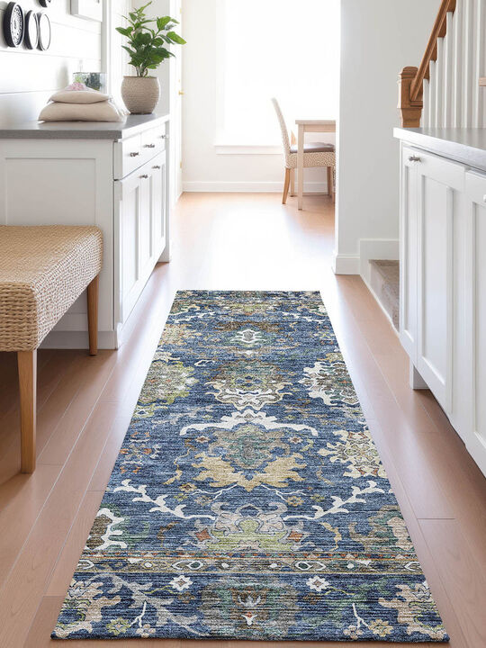 Silk Road SR8 Navy 2'3" x 7'6" Rug
