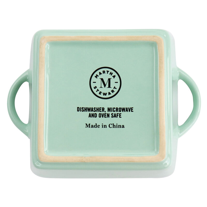 Martha Stewart Mini Stoneware Casserole with Lid in Mint