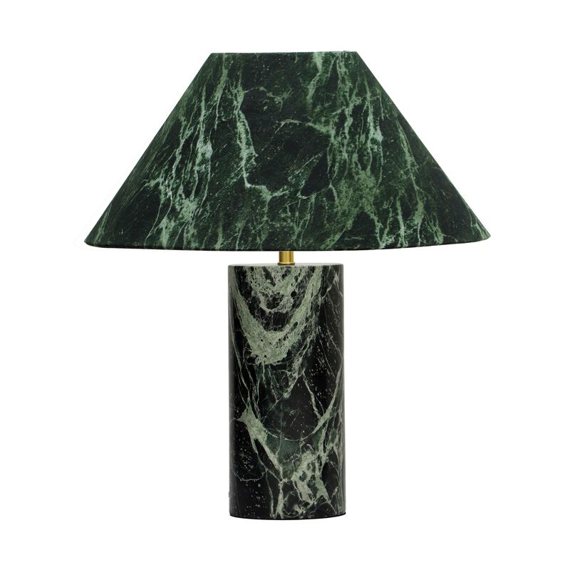 Mable Spider Green Marble Table Lamp image number 0