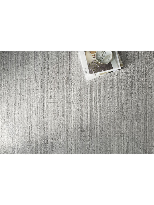 Arden ARD02 Silver/Grey 18" x 18" Sample Rug