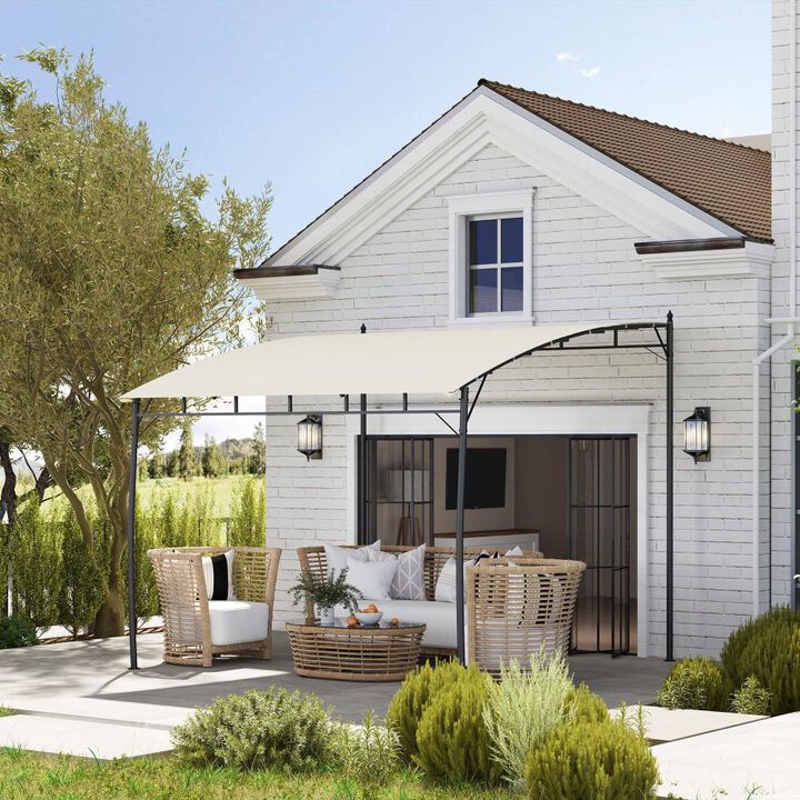 Hivvago 10x10 Patio Pergola Gazebo with Metal Frame