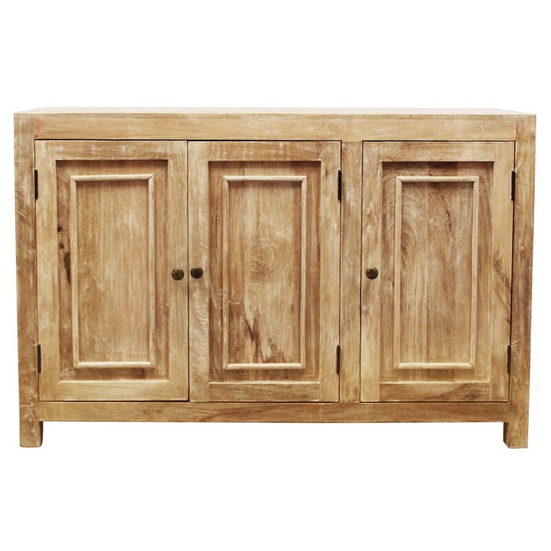 Bayside 54 3-Door Sideboard in Natural Finish