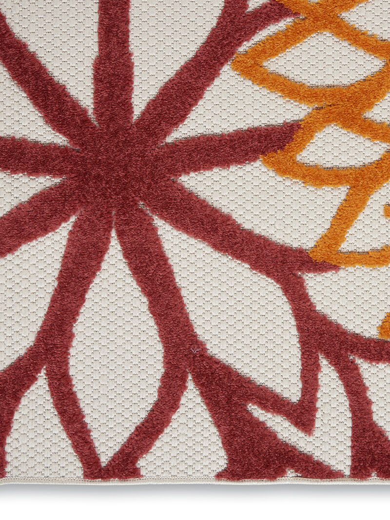 Aloha ALH05 Red/Multicolor 3' x 5' Rug