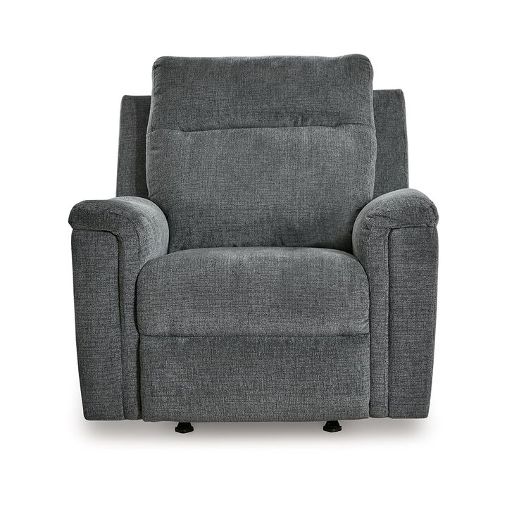 Jinu Power Recliner Chair, Gray Polyester and Soft Micro Chenille