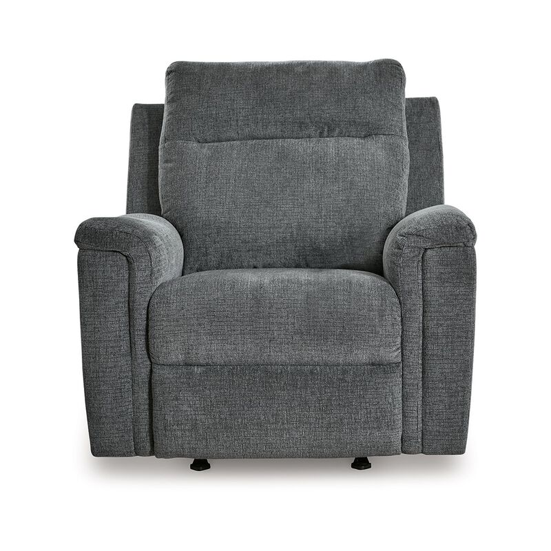 Jinu Power Recliner Chair, Gray Polyester and Soft Micro Chenille
