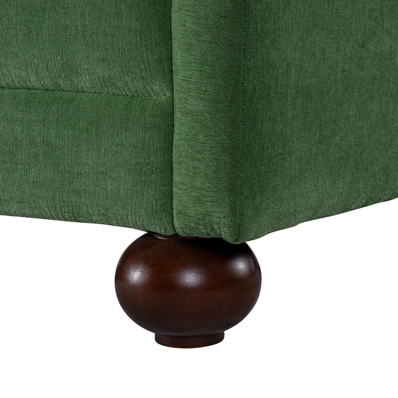 Gaxgox Modern Chenille 3 Seater Sofa image number 4