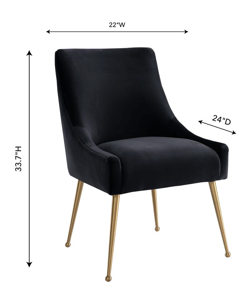 Beatrix Velvet Side Chair image number 5