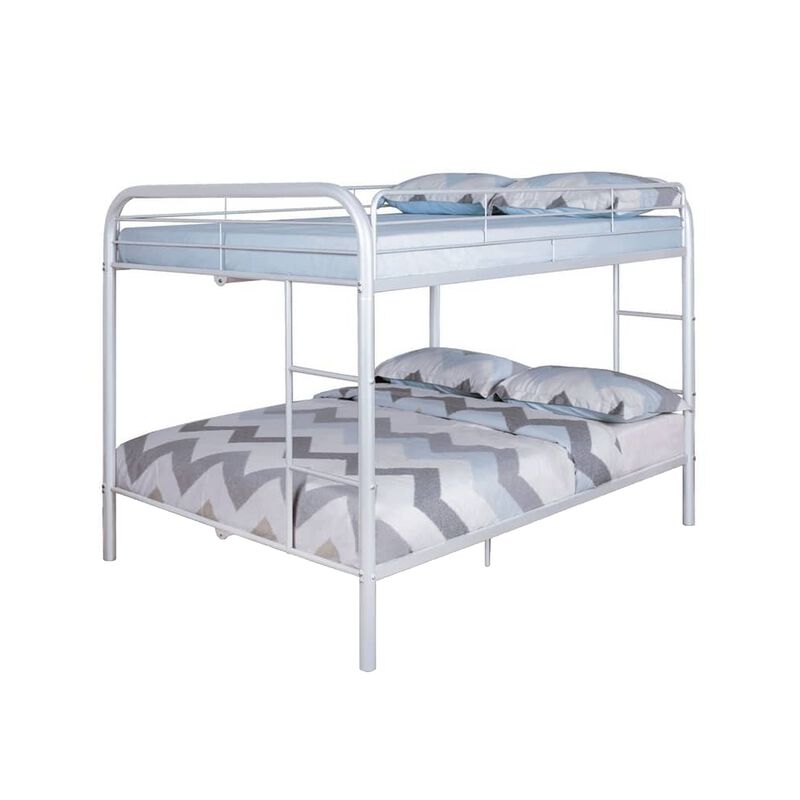 Fegy Bunk Bed with Ladder and Rails, Metal Frame image number 0
