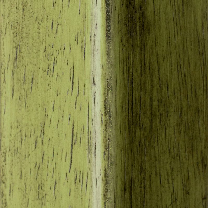 Winsome Wood Ivy model name Stool Rustic Green/Walnut 13.4x13.4x24.2