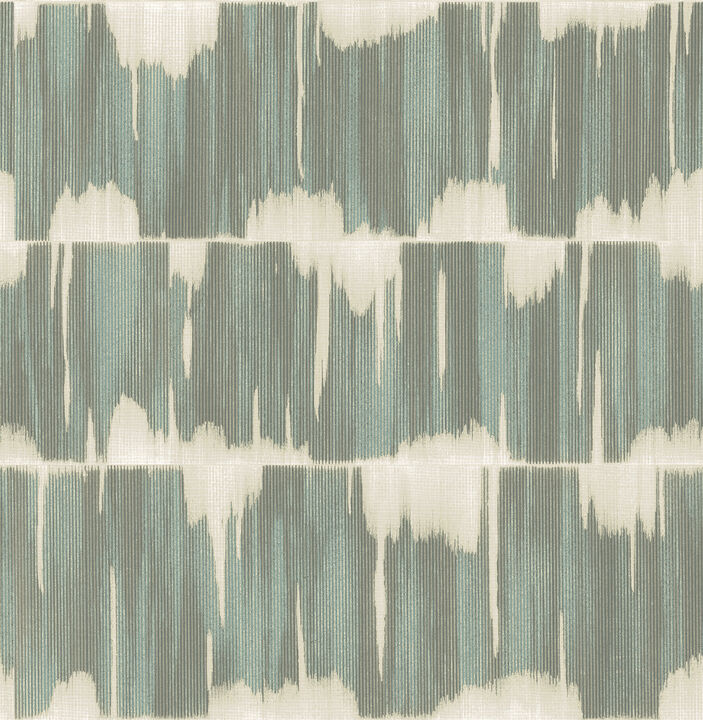 Serendipity Teal Shibori Wallpaper (Set of 2)