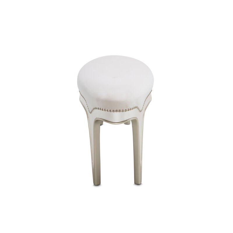 Michael Amini London Place Bed Bench - Creamy Pearl