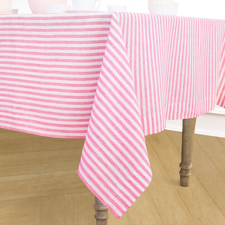 Linen Tablecloth - Amalfi Stripe