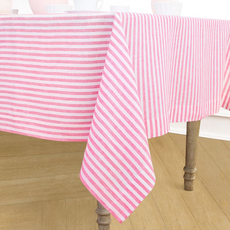 Linen Tablecloth - Amalfi Stripe image number 1